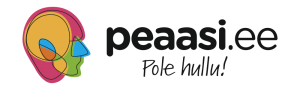 Peaasi.ee logo ja slogan