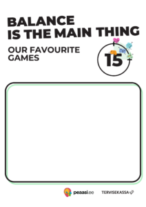 Meie mängud plakat ENG