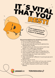 It's vital that you rest